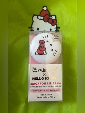The Crème Shop X Hello Kitty Marshmallow Fluff Limited Edition Macaron Lip Balm